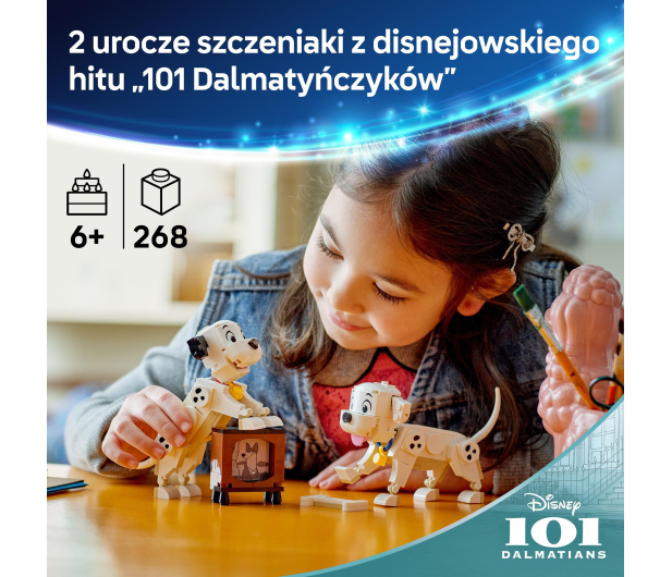 LEGO Disney 43271 101 dalmatyńczyków – szczeniaczki szczęściarz i - 1331638 - zdjęcie 4